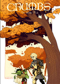 CRUMBS comic book art print. Featuring Crumbs the goblin and Lilie the novice Knight. Dark Fantasy 