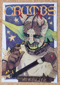 CRUMBS comic book art print. Featuring Crumbs the goblin. Dark Fantasy 